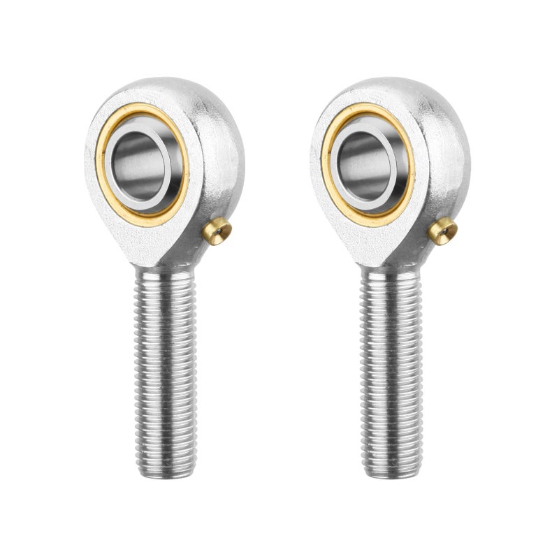 HiPicco POSB5L Rod End Bearing 5/16 Inch Bore and 5/16-24 Left Hand Thread, Self-Lubricating Male Heim Joint Rod Ends 2pcs - Image 1